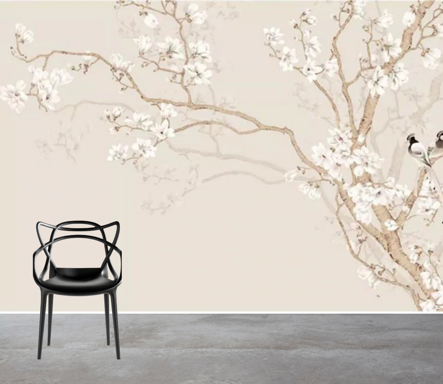 Chinoiserie Chic Mural Wallpaper (SqM)