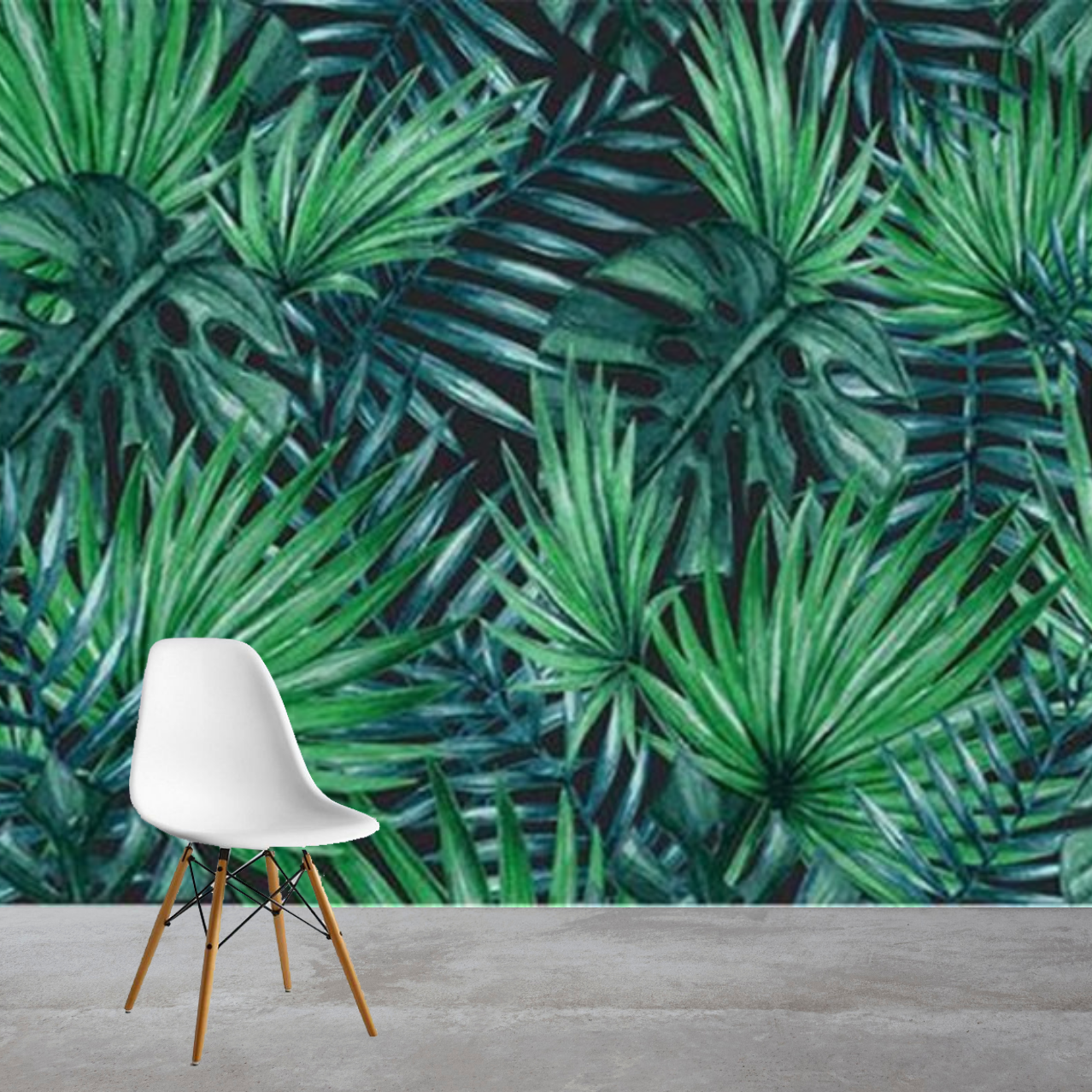 Palm Leaves Wall Mural (SqM)