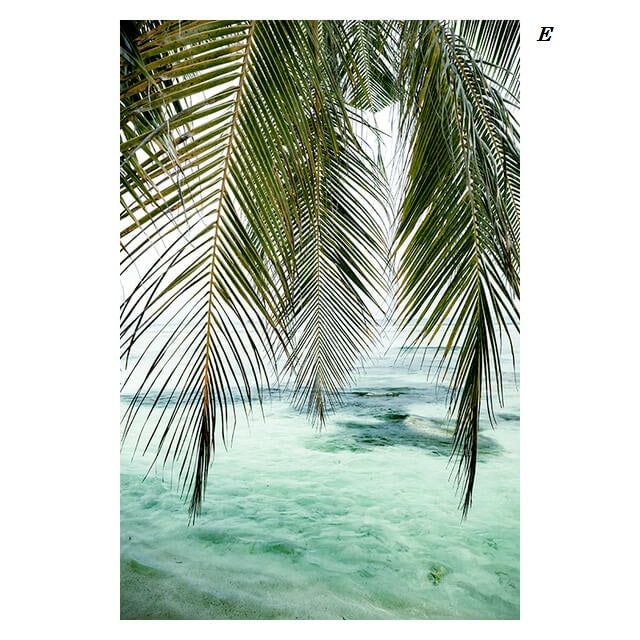 Jamaica beach Palm offers tree décor Beach canvas Beach print Beach wall art Landscape art Beach poster Beach photo Nature art Tropical wall decor