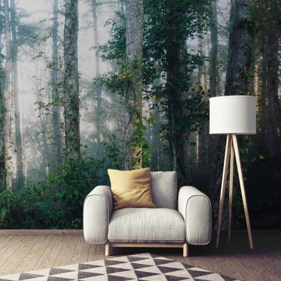 Traditional Trees Mural Wallpaper (SqM)