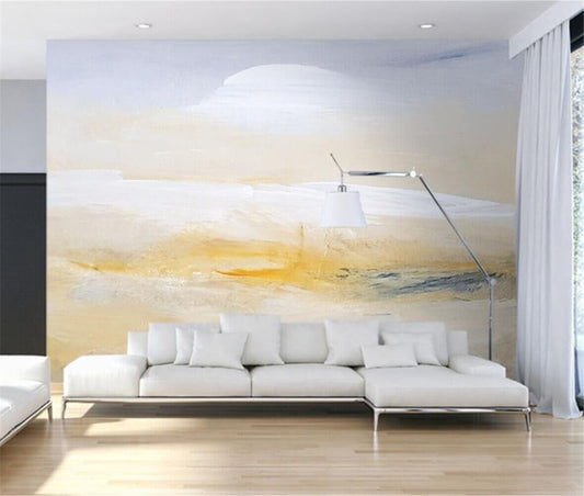 Abstract Pastel Art Mural Wallpaper (SqM)