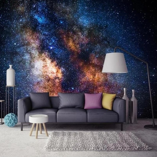 Starry Galaxy Mural Wallpaper (SqM)