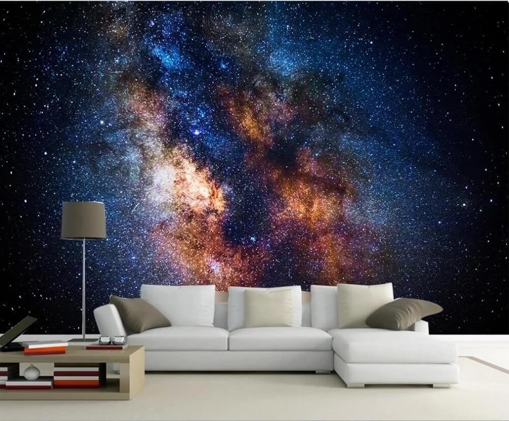 Starry Galaxy Mural Wallpaper (SqM)