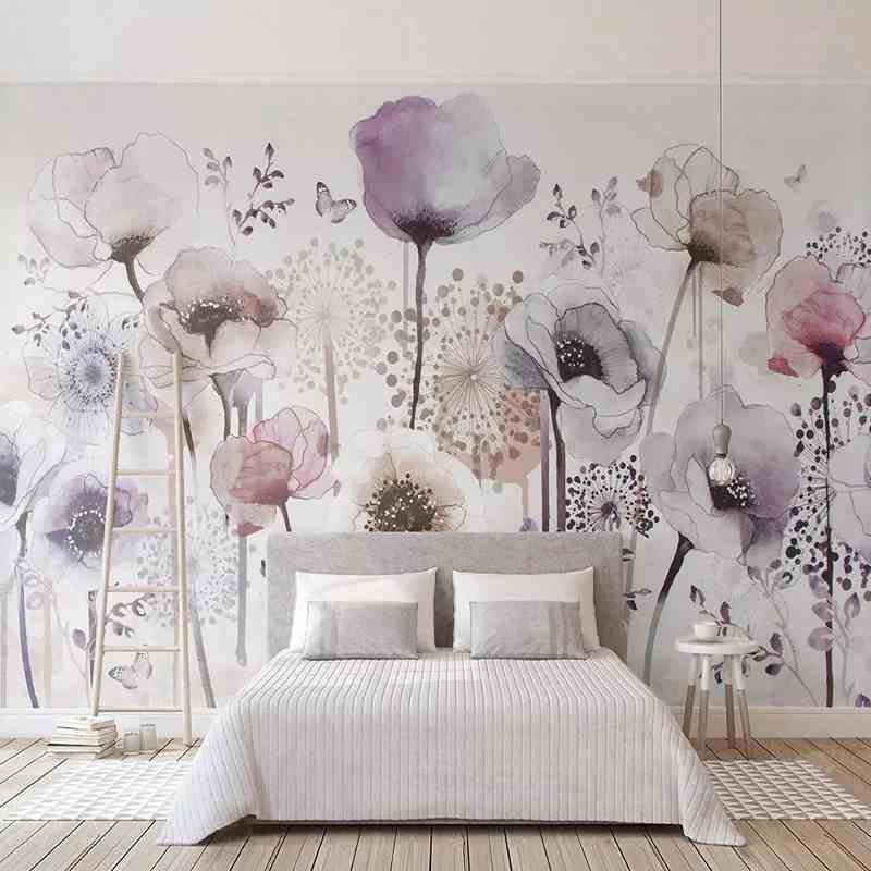Pastel Floral Dream Mural Wallpaper (SqM)