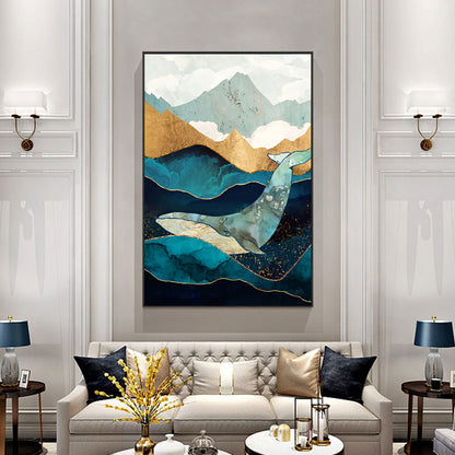 Blue Whale Canvas Print