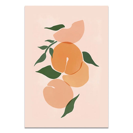 Abstract Peach Canvas Print
