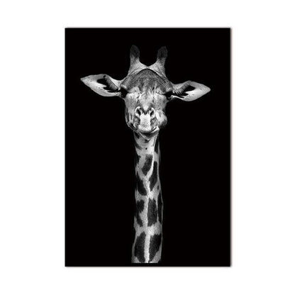 Animal Giraffe Head Wall Art