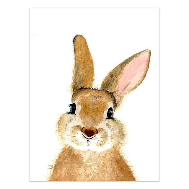 Funny Bunny Canvas Print