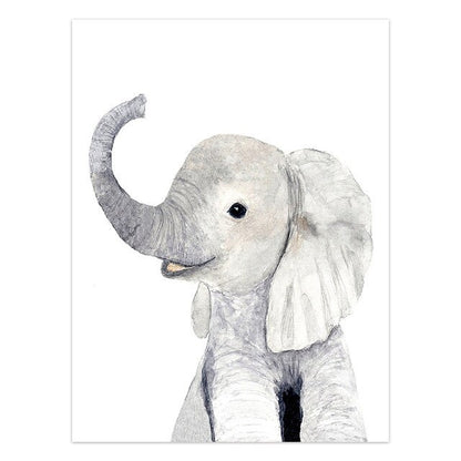 Baby Elephant Canvas Print