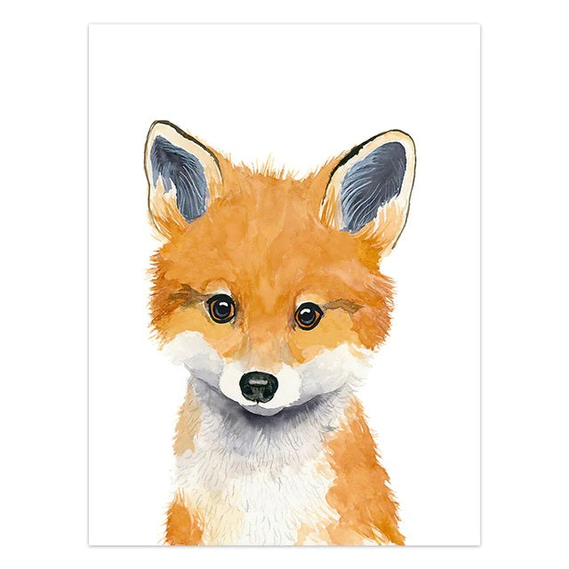 Baby Fox Canvas Print