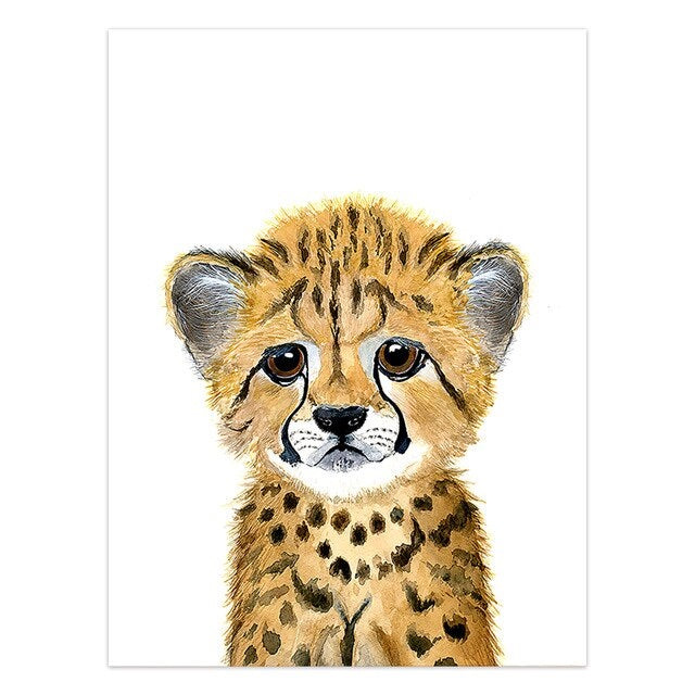 Baby Leopard Canvas Print