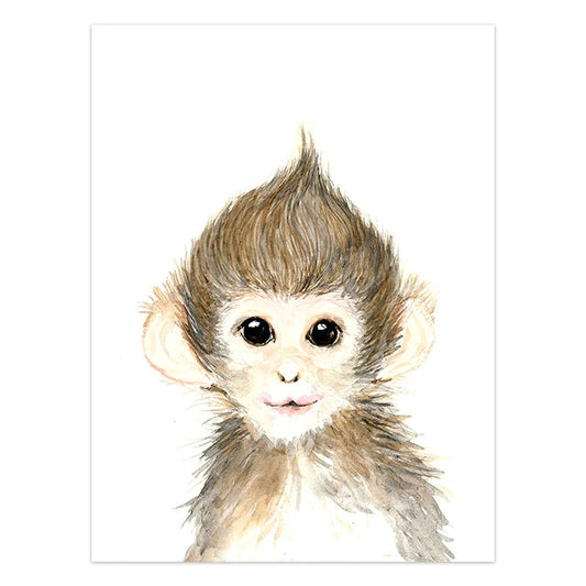 Baby Monkey Canvas Print