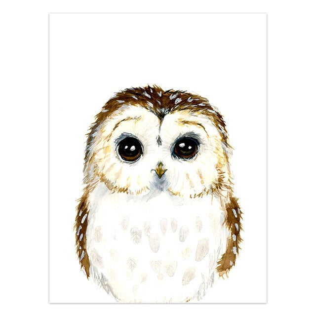 Baby Owl Canvas Print