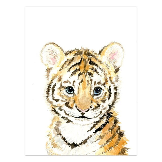Baby Tiger Canvas Print