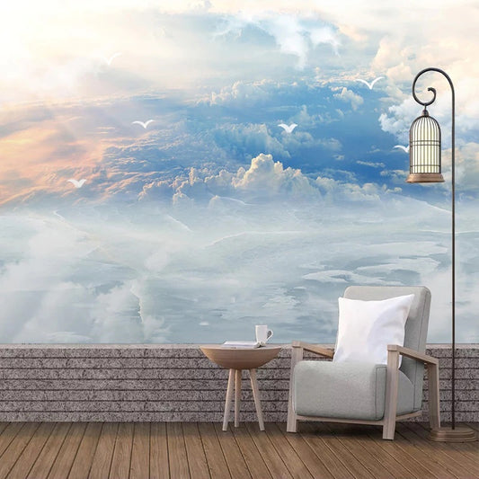 Blue Sky Photo Mural Wallpaper (SqM)