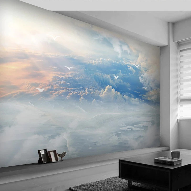 Blue Sky Photo Mural Wallpaper (SqM)