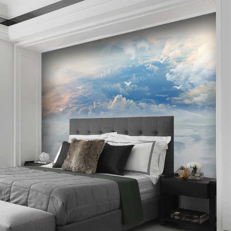 Blue Sky Photo Mural Wallpaper (SqM)