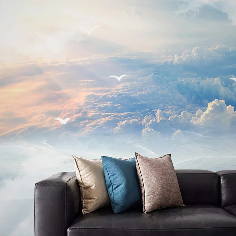 Blue Sky Photo Mural Wallpaper (SqM)