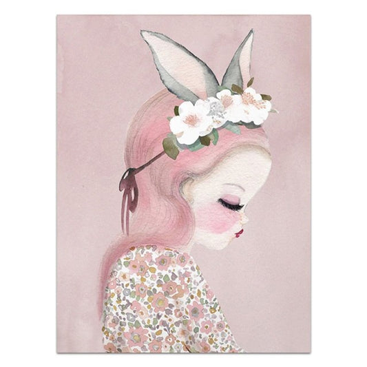 Cartoon Sophia Girl Canvas Print