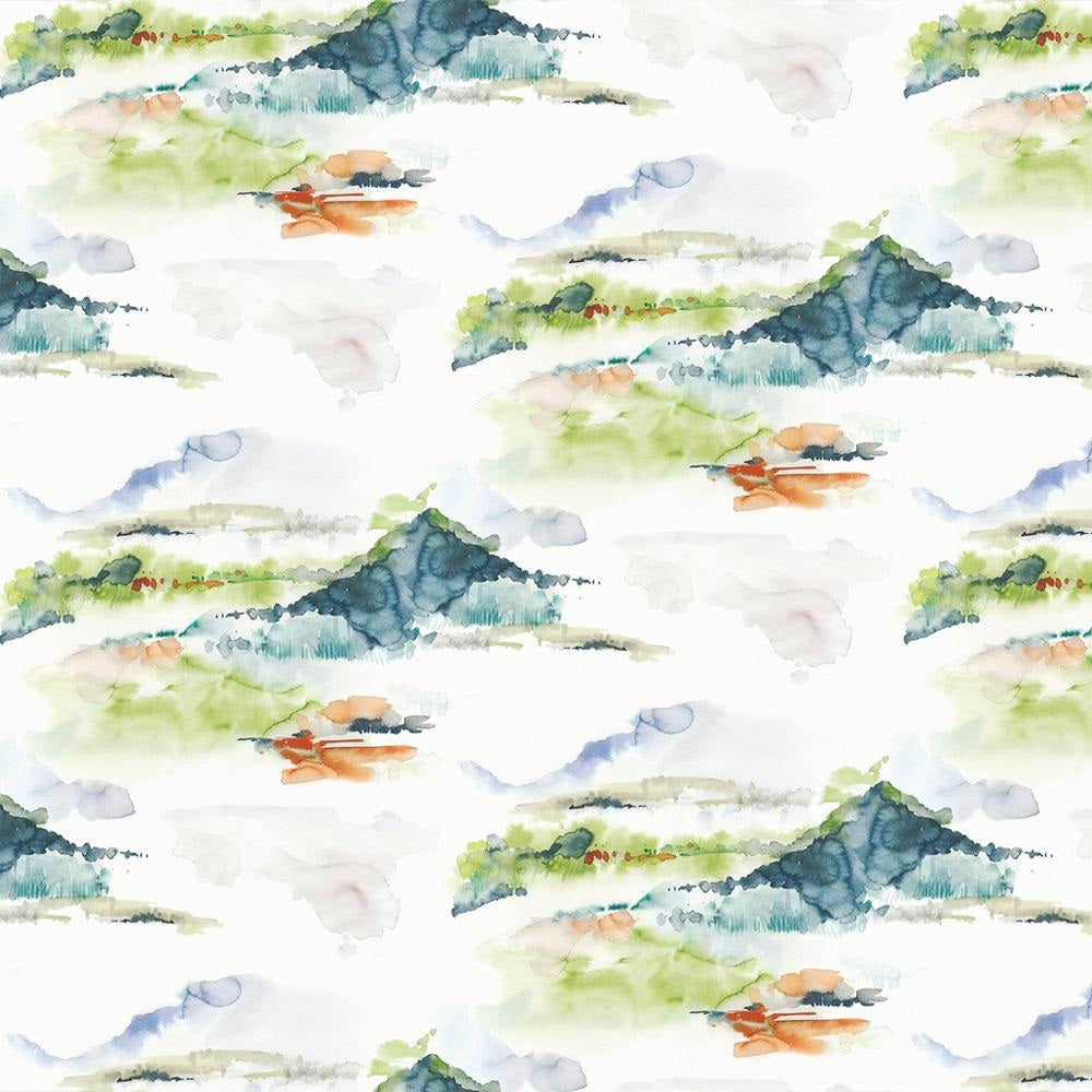 Colorful Mountains Mural Wallpaper (SqM)