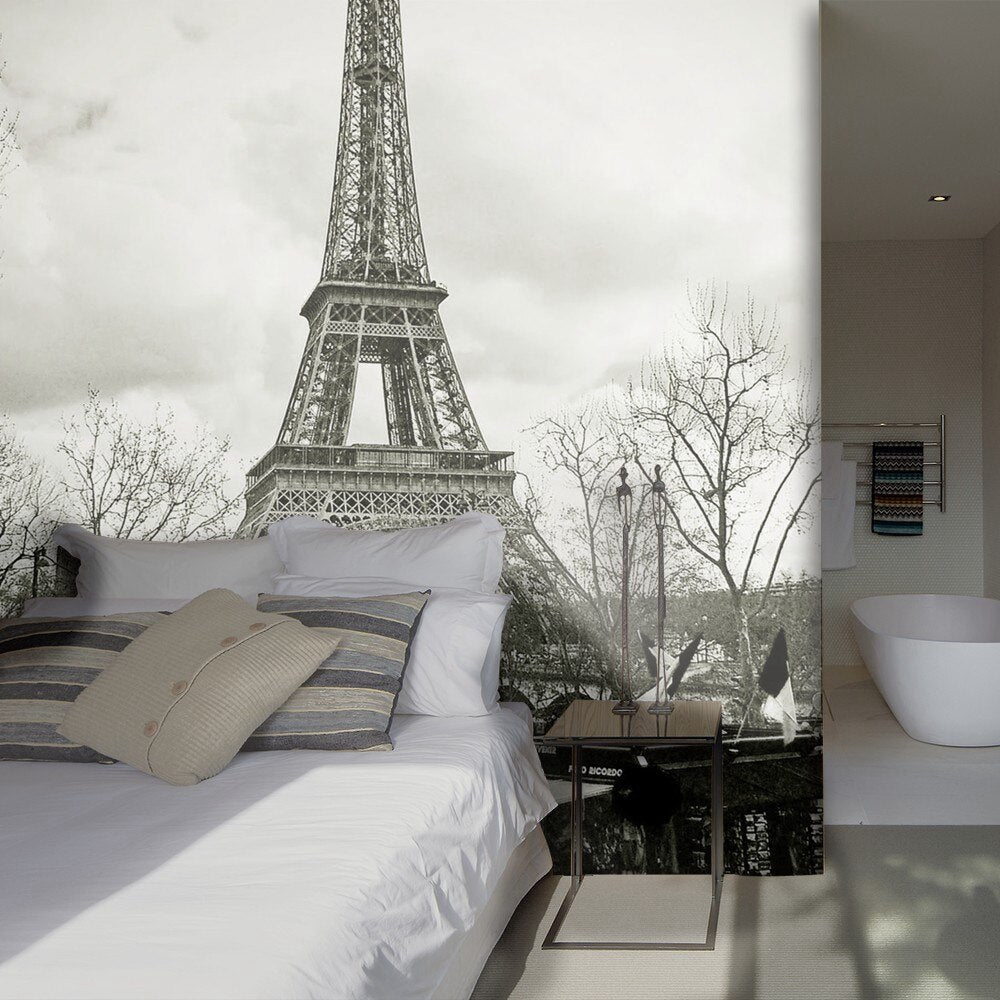 Eiffel Tower Photo Mural Wallpaper (SqM)