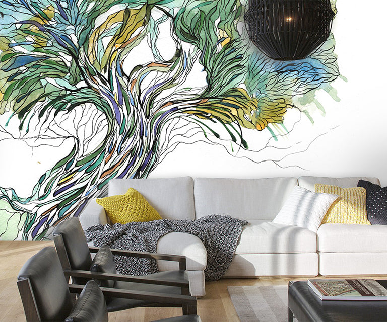 Fantasy Tree Mural Wallpaper (SqM)