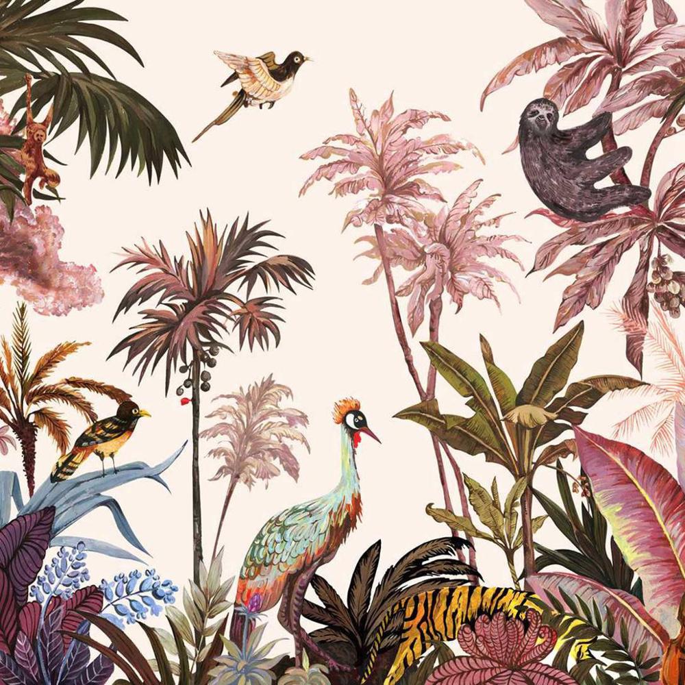 Jungle Sunrise Mural Wallpaper (SqM)