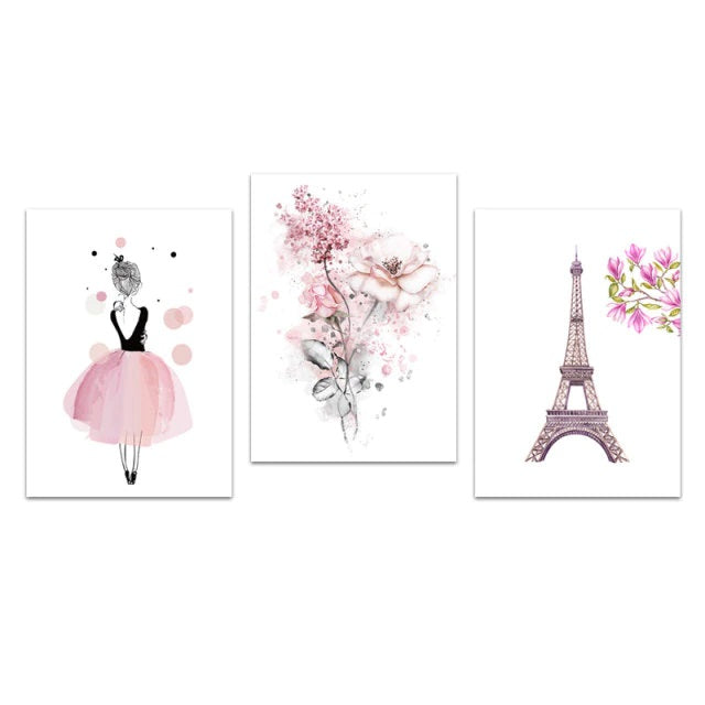 Love in Paris Canvas Print