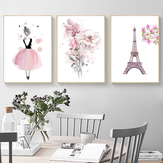 Love in Paris Canvas Print