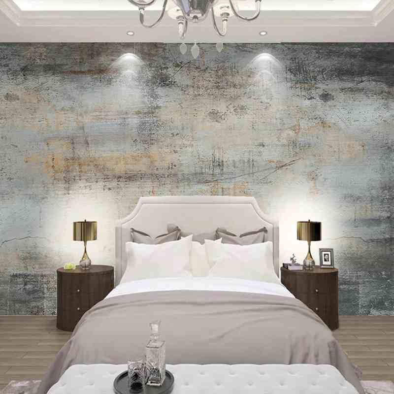 Retro Concrete Mural Wallpaper (SqM)