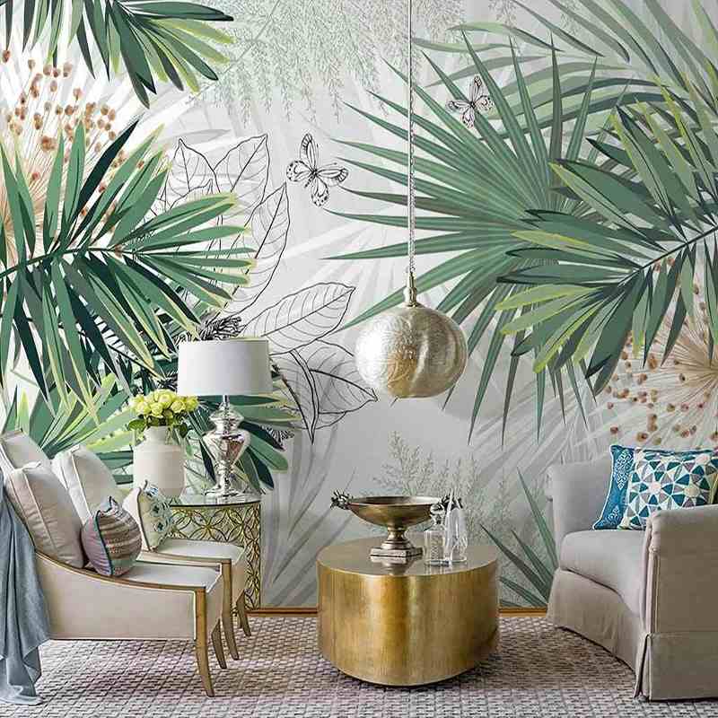 Tropical Palms Mural Wallpaper (SqM)