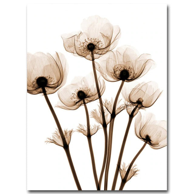 Nordic Flowers Canvas Print