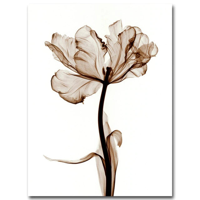 Nordic Flowers Canvas Print