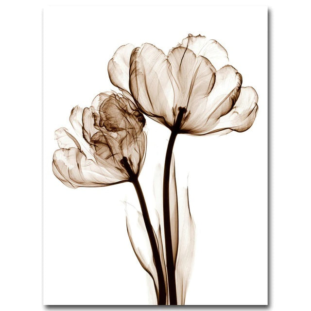 Nordic Flowers Canvas Print