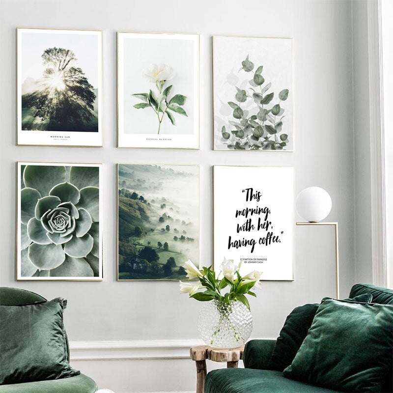 Scandinavian Plants Canvas Print