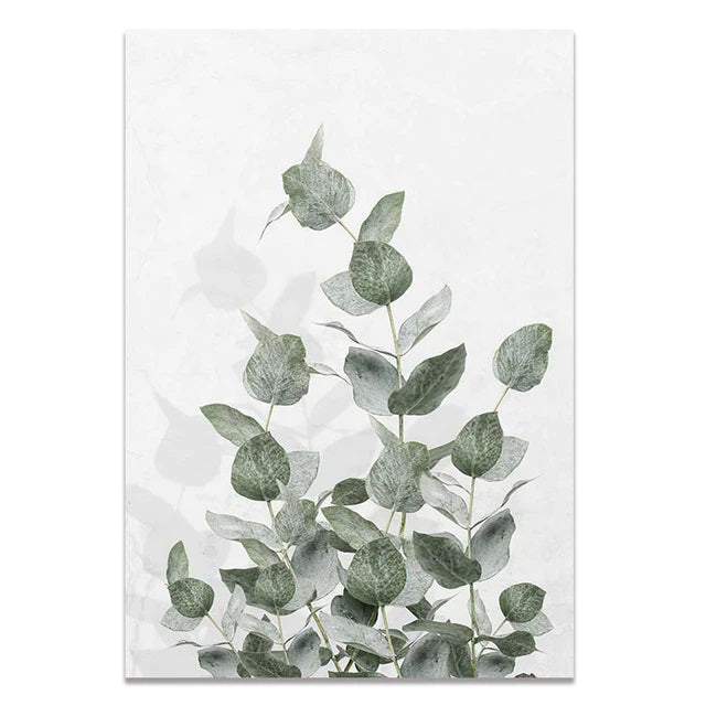 Scandinavian Plants Canvas Print