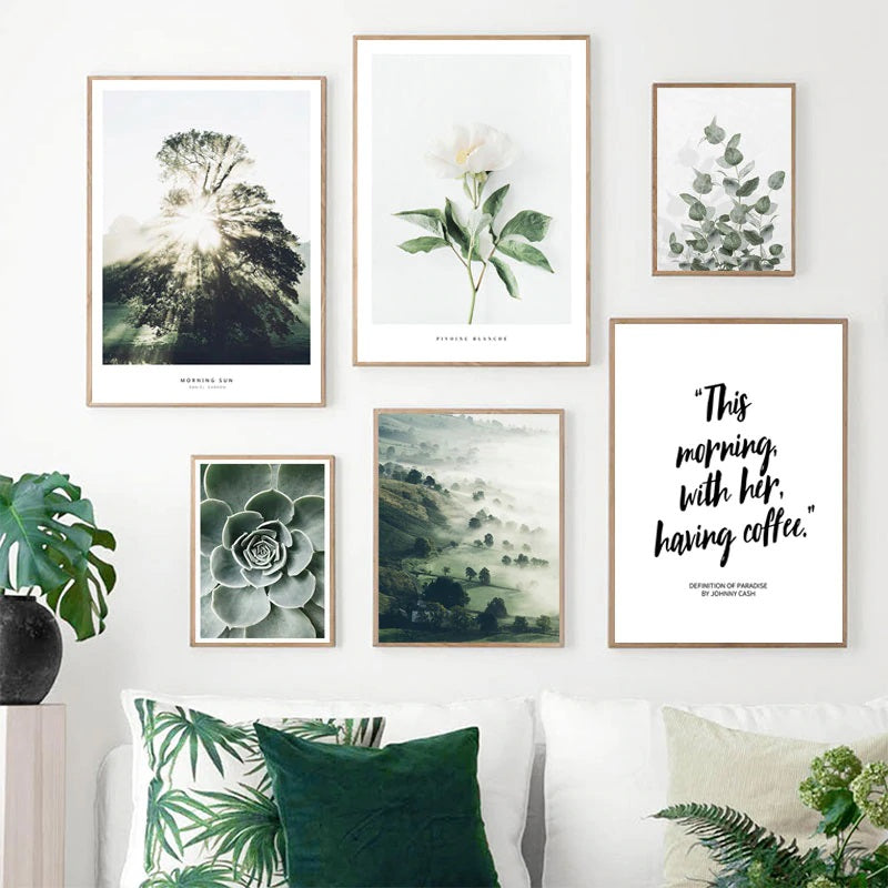 Scandinavian Plants Canvas Print