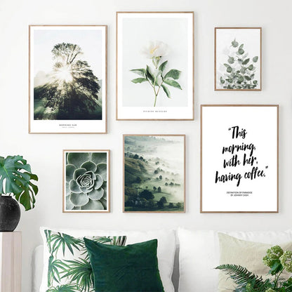 Scandinavian Plants Canvas Print