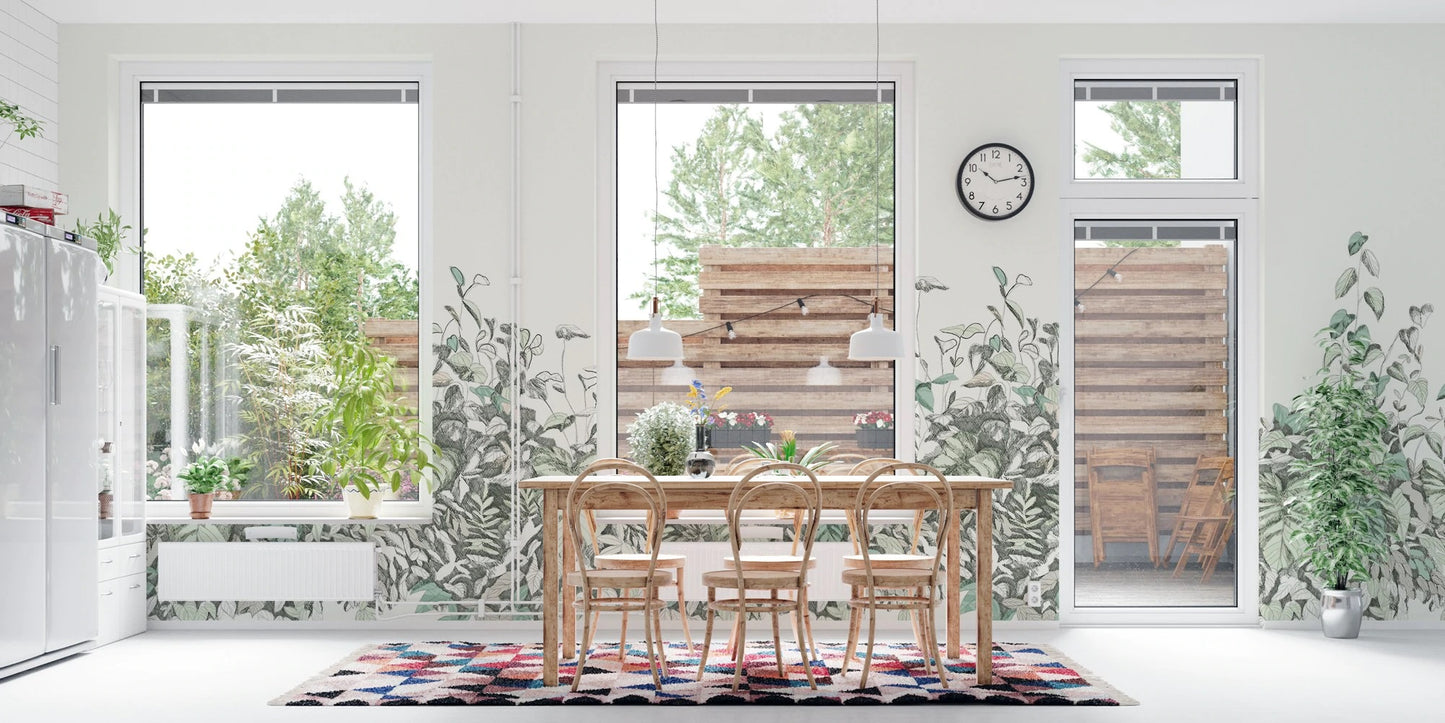 Secret Garden Mural Wallpaper (SqM)