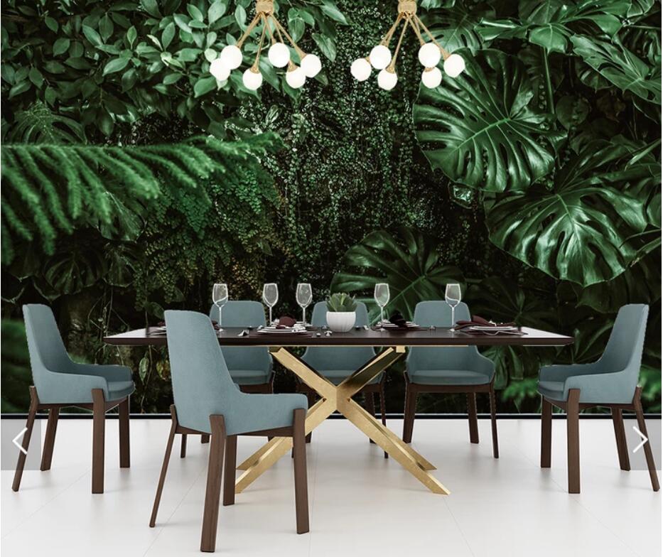 Tropical Green Scenery Mural Wallpaper (SqM)