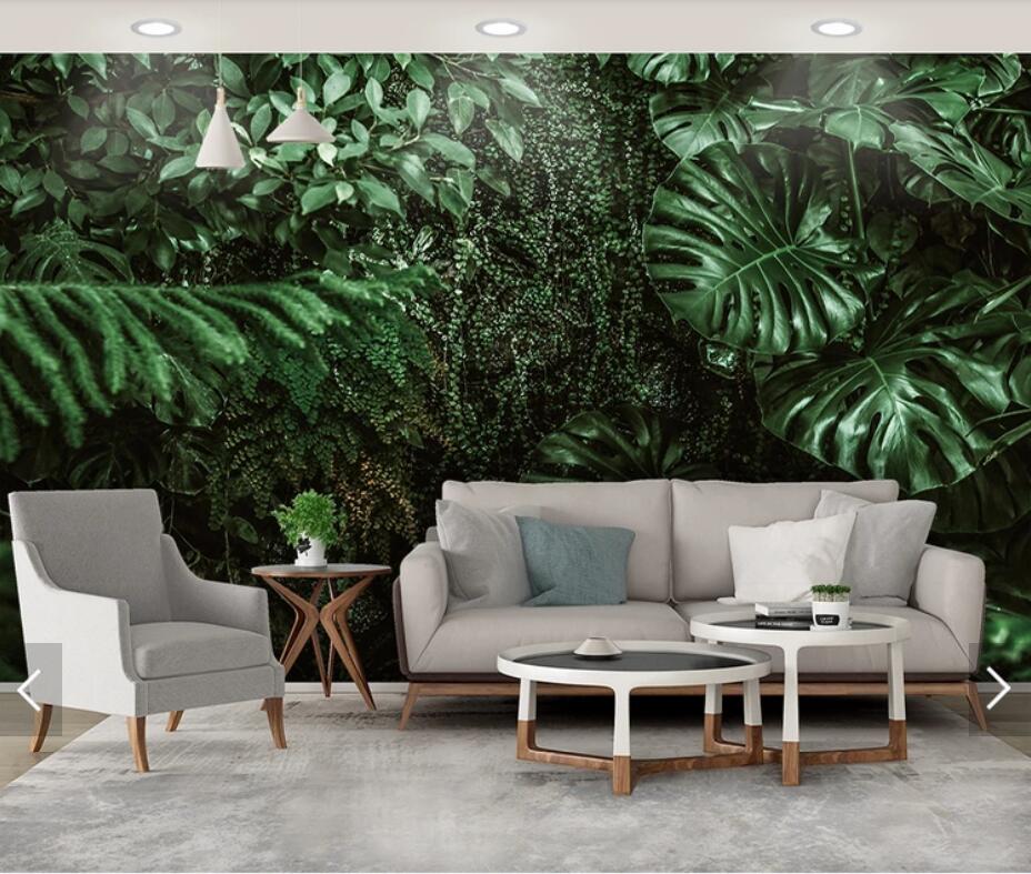 Tropical Green Scenery Mural Wallpaper (SqM)