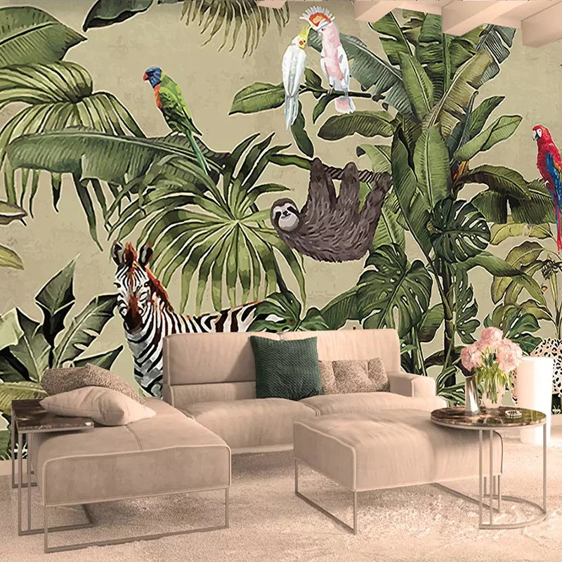 Tropical Life Mural Wallpaper (SqM)