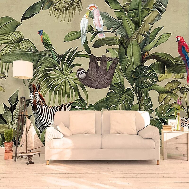 Tropical Life Mural Wallpaper (SqM)