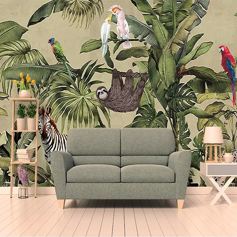 Tropical Life Mural Wallpaper (SqM)