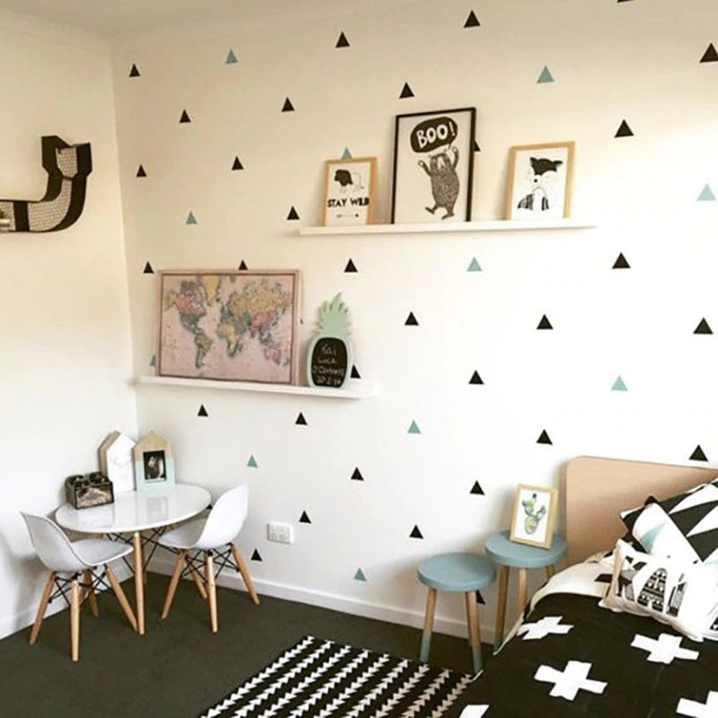 Minimalist Triangles Wall Decal