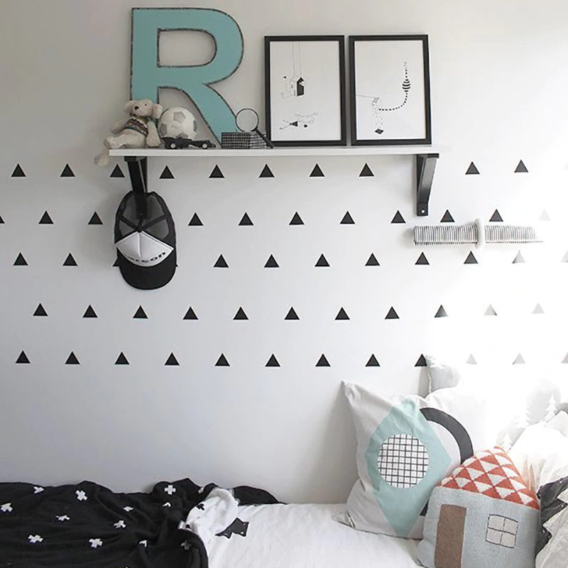 Minimalist Triangles Wall Decal