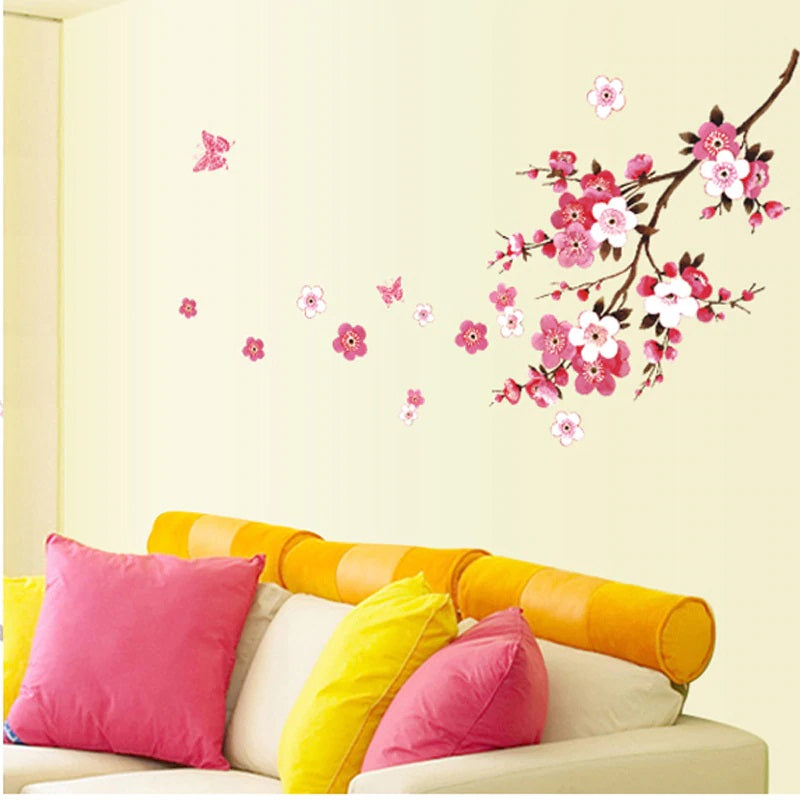Cherry Blossom Flowers Wall Decal