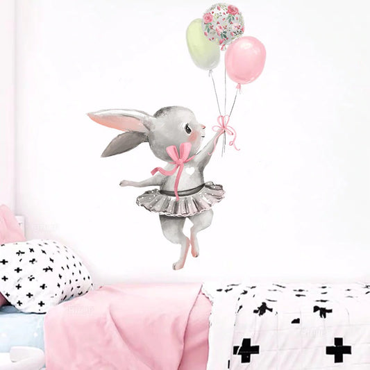 Bunny Girl Wall Decal