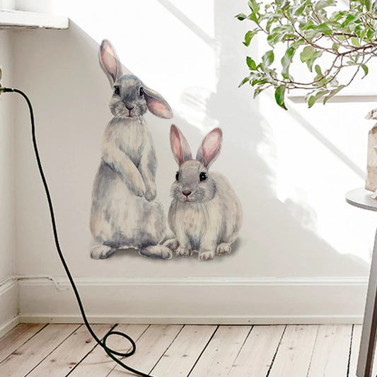 Cute Rabbits Wall Decal