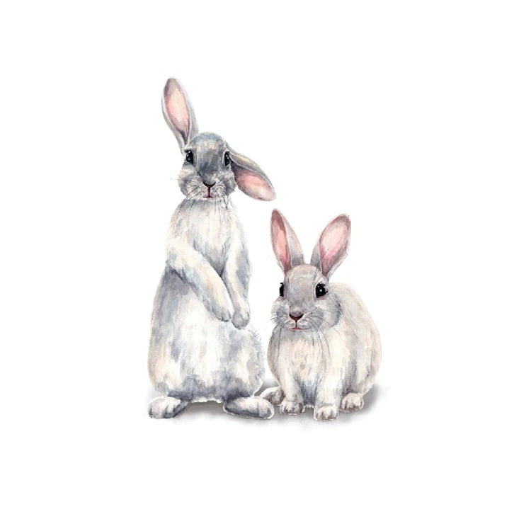 Cute Rabbits Wall Decal